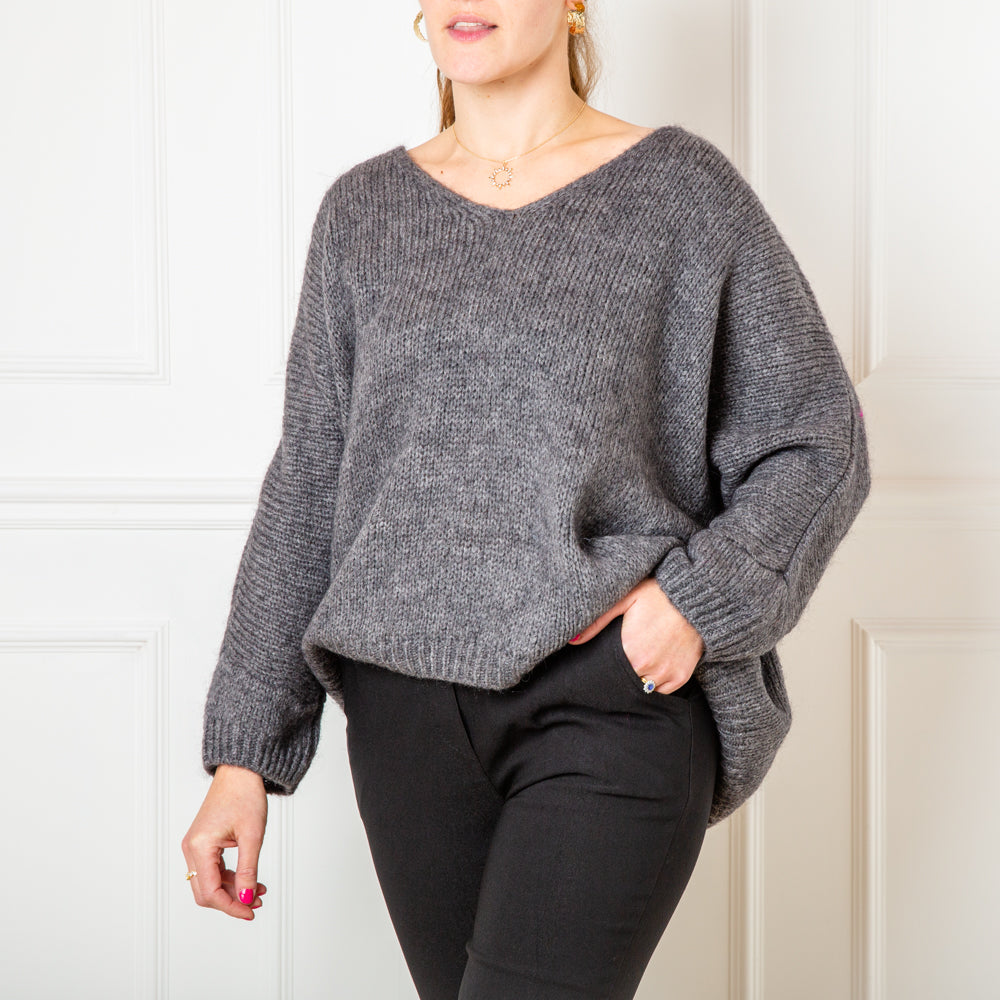 Mohair V-Neck Jumper